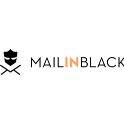 logo mail in black